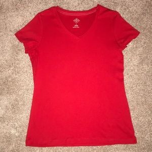 ❤️ Vibrant Red Cotton Top